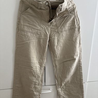 Beige Casual-Hose