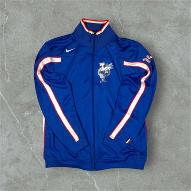 vintage france nike trackjacket in blue/red/white