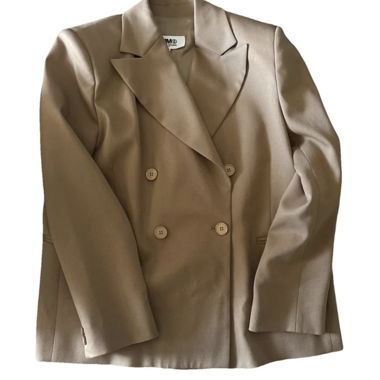 Blazer doppiopetto cammello maison Margiela