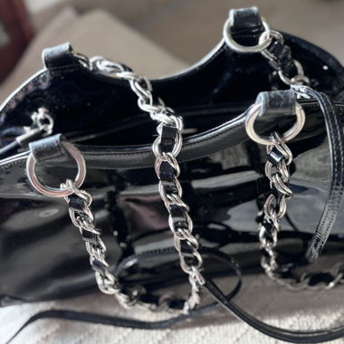 Black Patent Handbag