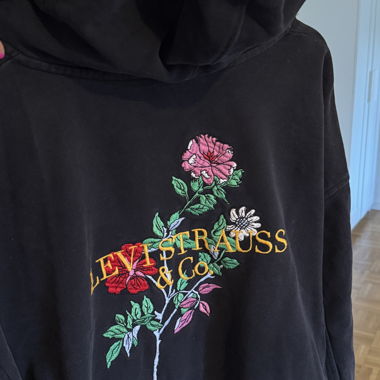 Black Levi Strauss & Co. Hoodie