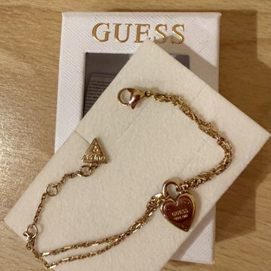 Braccialetto originale GUESS a forma di cuore