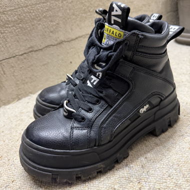 Black Buffalo Platform Boots