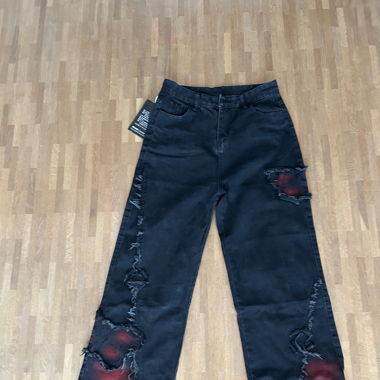 y2k butterfly jeans