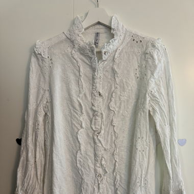 Weisse Bluse 