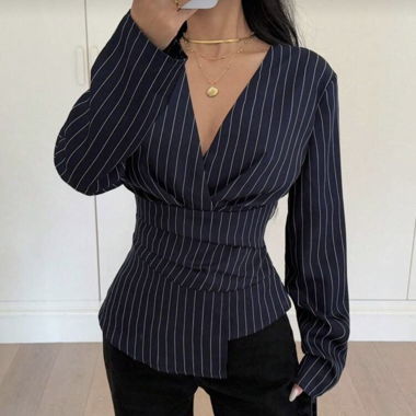 Navy blouse