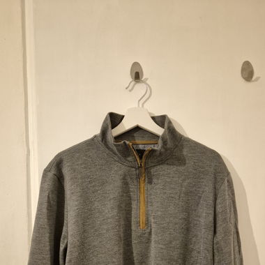 Quarterzip Sweater von Zara, leicht Oversize Fit