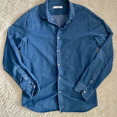 Jeanshemd MNG blau Grösse M