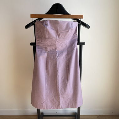 Robe bustier Benetton violette pale t.XS