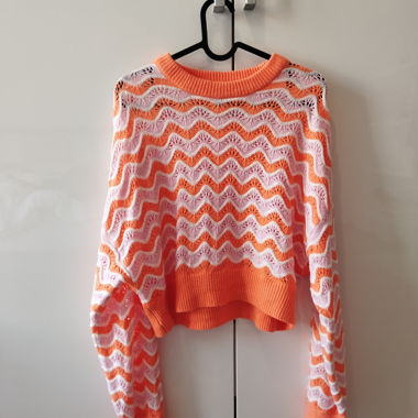 Maglione Uncinetto Multicolore