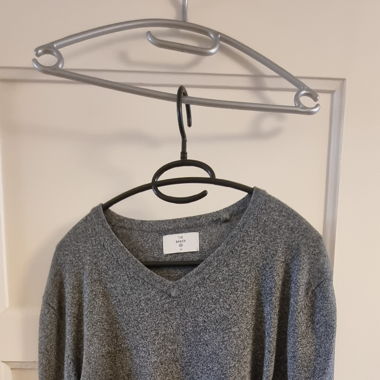 Pullover mit V Ausschnitt 