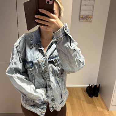 Veste en jean Bershka