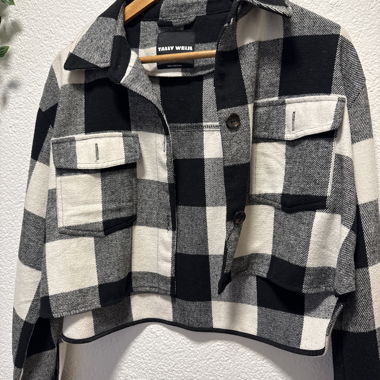 Veste courte à carreaux Tally Weijl