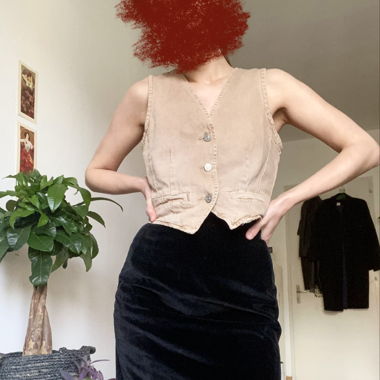 Velvet skirt