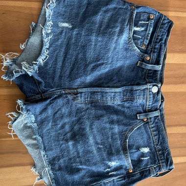 High Waisted Jeans Shorts