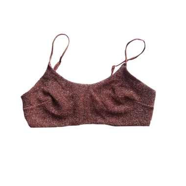 Costume da bagno bralette glitter