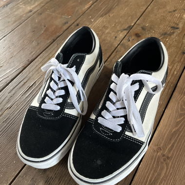 Baskets Vans noir/blanc