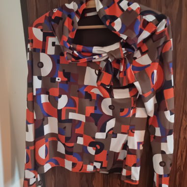 Blouse psychédélique années 70