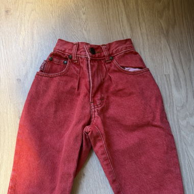 Vintage Red Jeans 2 yr old