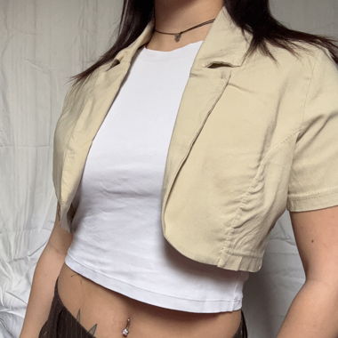 Small beige vest