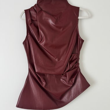 Leather tops