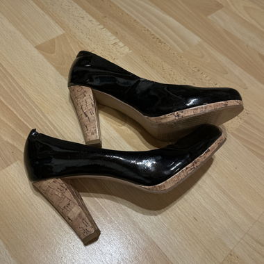 Black Patent High Heels