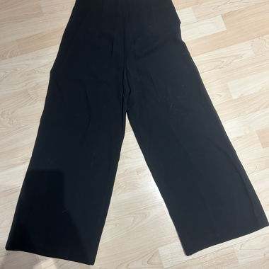 Black Wide-Leg Trousers