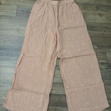Weite Damenhose mit Print