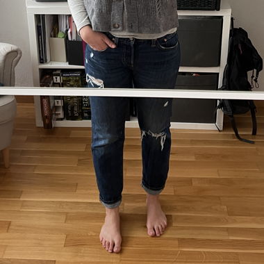 Dunkelblaue Levis Jeans W28 L28