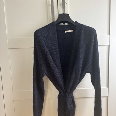 Gilet bleu marine et doré 