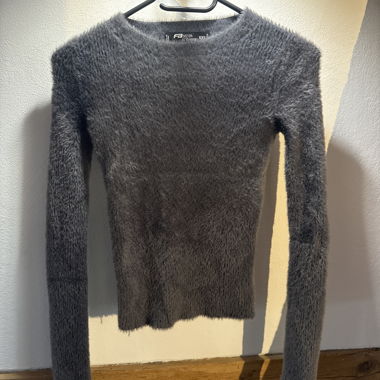 Maglione soffice grigio 