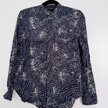 G-star Blouse/Shirt Navy Blue/White