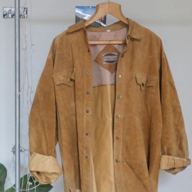 Camicia/giacca in camoscio vintage