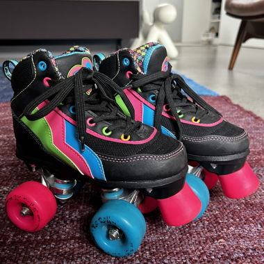 Kinder-Vintage-Rollschuhe, Grösse EU 30.5