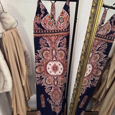 Bohemian Printed Maxi Dress