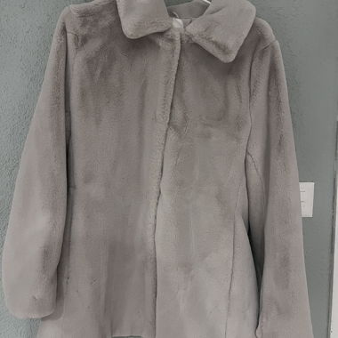 Faux fur coat