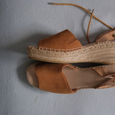 ZIGN / Leder Espadrille