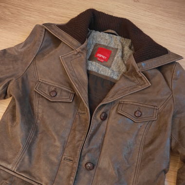 Brown Esprit Leather Jacket
