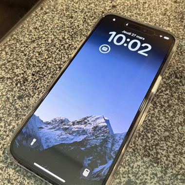 iPhone 15 pro Max gris sidéral 