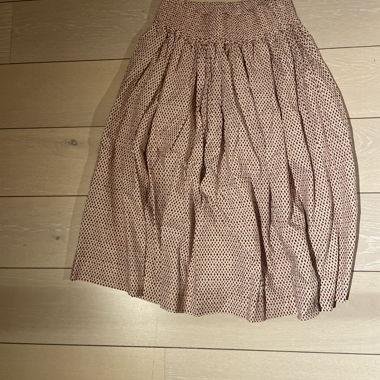  Faltenrock Alloverprint WOOLRICH in Beige-Rot