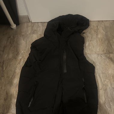 Schwarze Weste Grösse S