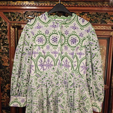 Charo Ibiza-Robe tunique ajourée brodée -Taille XL