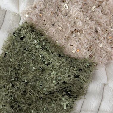 2 top Zara glitter/piume