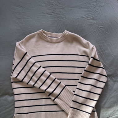 Pull à rayures zara