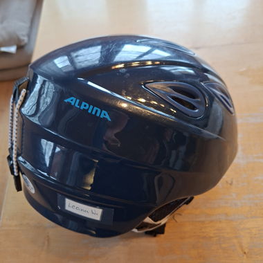 Alpina dark blue ski helmet