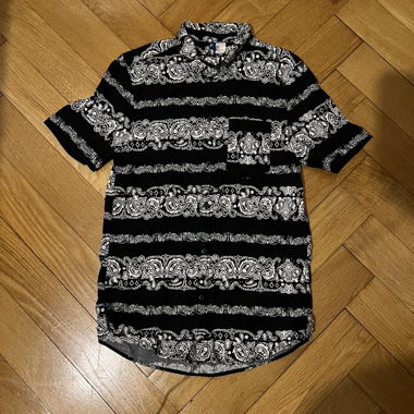 Camicia nera bandana Divided