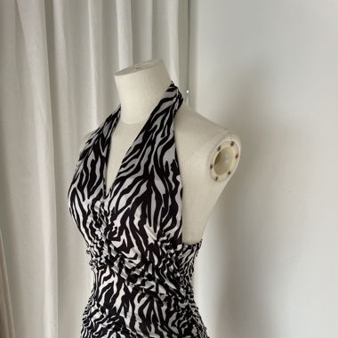 Zebra mini dress ✨