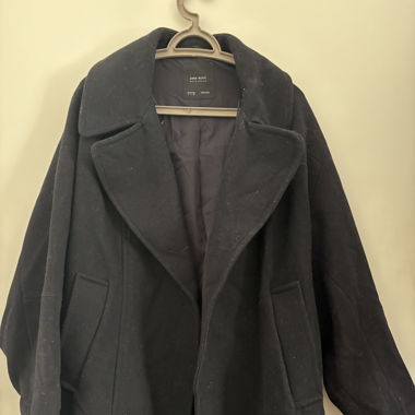 Manteau bleu foncé 