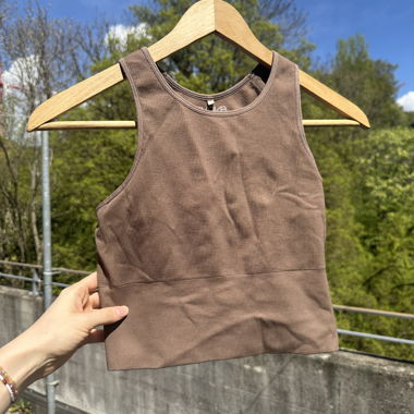 Brown Sport Top H&M S