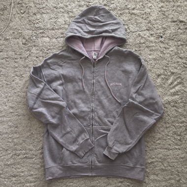 Felpa con zip BDG lilla S